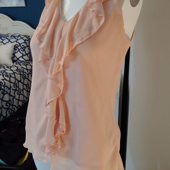 Womens M A. Byer blouse tank top racerback pink - Picture 3 of 6